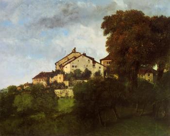 Gustave Courbet : The Houses of the Chateau d'Ornans II